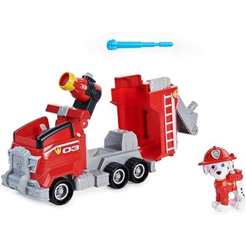 Amazon.com: Paw Patrol, Marshall’s Deluxe Movie Transforming Fire Truck Toy Car with Collectible Action Figure, Kids Toys for Ages 3 and up : Everything Else