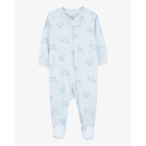 Baby Elephant 2-Way Zip Sleep & Play Pajamas - Carter's | Carter's