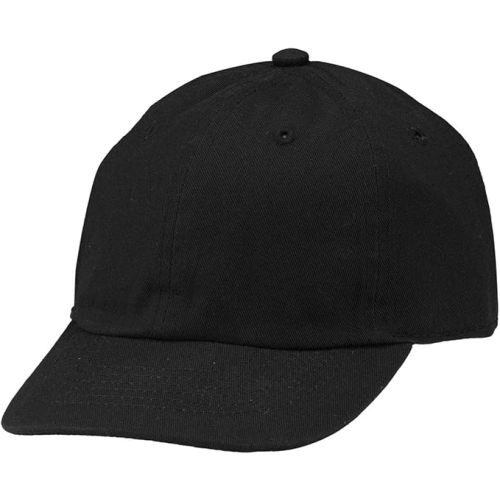 Kids Boy Girl Baseball Cap Hat Soft Cotton Lightweight Adjustable Size for 2-9 Years - 2-5T - Black