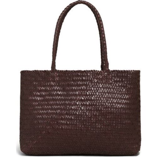 Handwoven Leather Tote