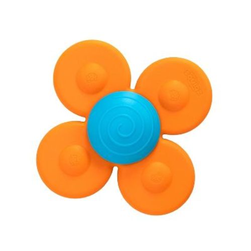 Fat Brain Toys Whirly Squigz Suction Cup Silicone Spinner Toy