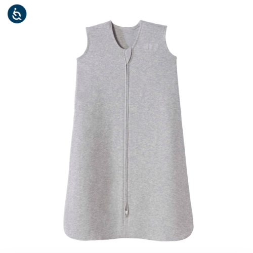 Heather Gray Cotton Wearable Baby Blanket XL | HALO
