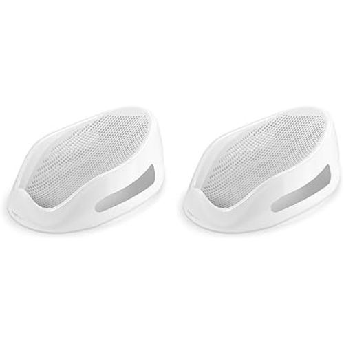 Angelcare Baby Bath Support (Grey) | Ideal for Babies Less Than 6 Months Old (Pack of 2)