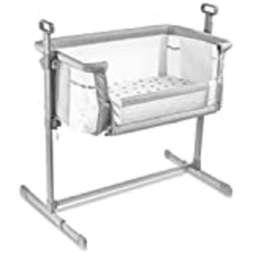 Mika Micky Baby Bassinet Bedside Sleeper Bedside Crib Easy Folding Portable Crib All mesh 2022 New,Grey