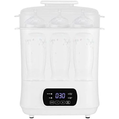 3 In 1 Electric Baby Bottle Sterilizer and Dryer, Baby Feeding Bottle Warmer, Multifunctional Baby Steam Bottle Sanitizer, BPA-Free