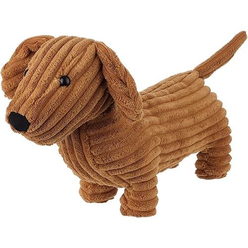 Apricot Lamb Toys Plush Clare Dachshund Dog Stuffed Animal Soft Cuddly Perfect for Child (Coffee Dachshund, 14 Inches)