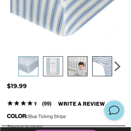 Organic Cotton Fitted Crib Sheet | Honest Baby Clothing