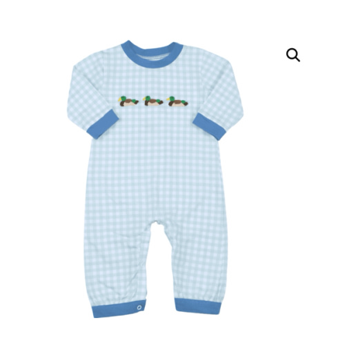 French Knot Mallard Romper