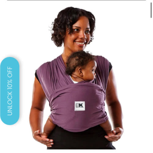 Baby K'tan Original Baby Carrier | Eggplant