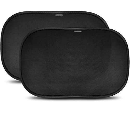 CARAMAZ Car Window Shade for Baby with Certified UV-Protection 2 Pack - 20"x12"