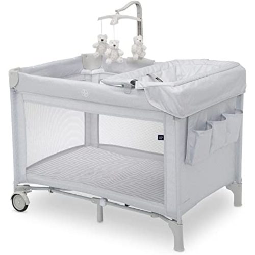GAP babyGap Deluxe Play Yard, Grey Stripes