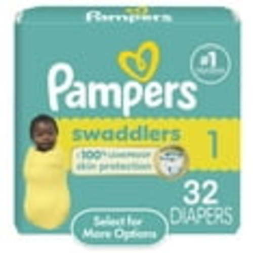 Pampers Swaddlers Baby Diapers Size 1, 32 Count (Select for More Options)