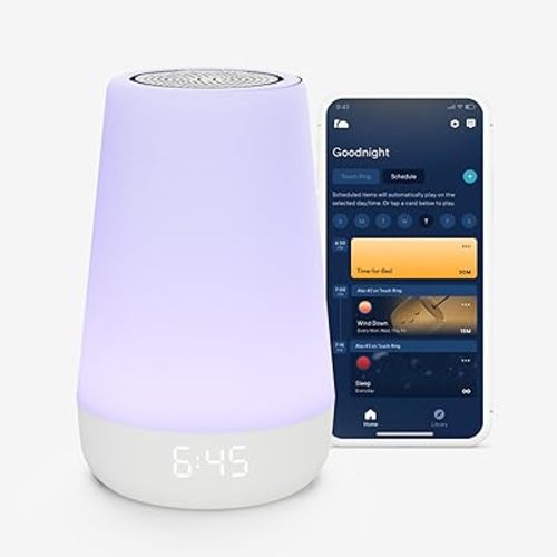 Hatch Rest Baby Sound Machine, Night Light | 2nd Gen | Sleep Trainer, Time-to-Rise Alarm Clock, White Noise Soother, Music & Stories for Nursery, Toddler & Kids Bedroom (Wi-Fi) - Wi fi