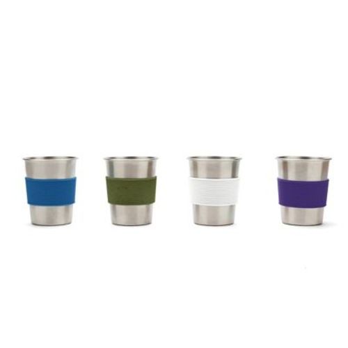 Red Rover 10oz 4pk Stainless Steel Kids' Tumblers: Baby Cups, Dishwasher-Safe Drinkware for Cold Beverages