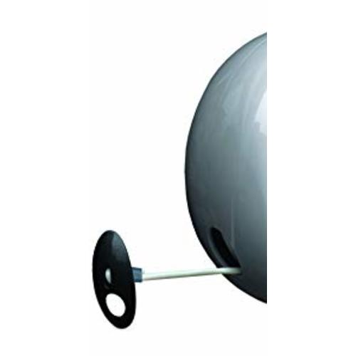 Minky Homecare Outdoor Retractable Dual Clothesline Heavy Duty PVC Coated Energy and Space Saving Removable Laundry Drying Line, 2 x 49 Feet, Gray