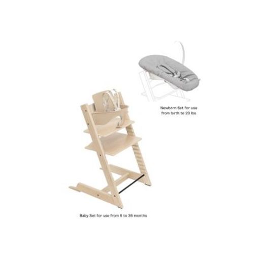 Stokke Tripp Trapp High Chair 2 And Newborn Set – Natural