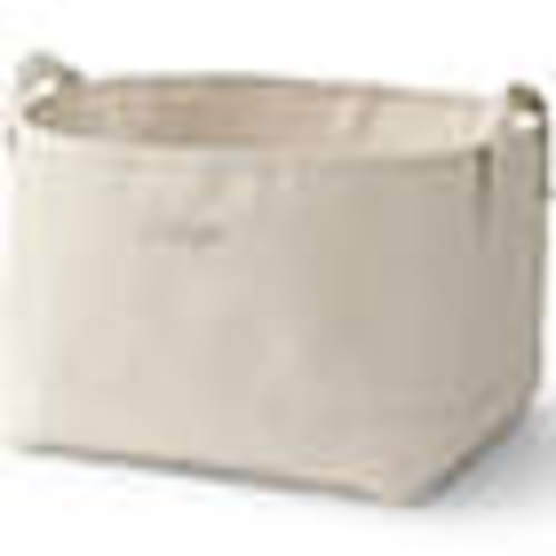 Lands End Large Canvas Storage Tote | Size: Large | color: Natural/Natural