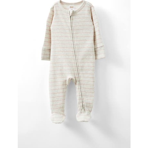 Organic Pointelle Zip All In One Romper, 6-9M