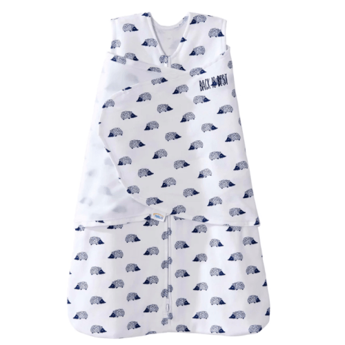Navy Hedgehog Cotton Swaddle S | HALO