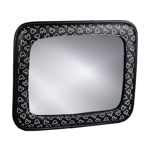 Disney Baby by J.L. Childress Adjustable Baby Car Mirror - for Rear Facing Infant, Child - Wide View, Shatterproof Car Mirror for Baby - Disney Car Travel Essential - Mickey Mouse Black