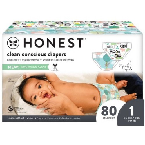 The Honest Company Disposable Diapers - (Select Size and Pattern)