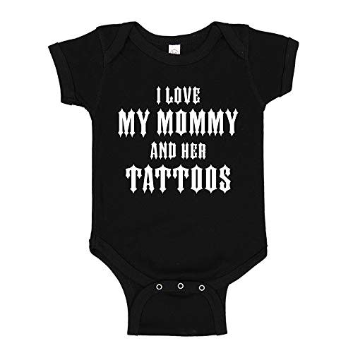 I Love My Mommy and Her Tattoos Baby Bodysuit Infant One Piece or Toddler T-Shirt