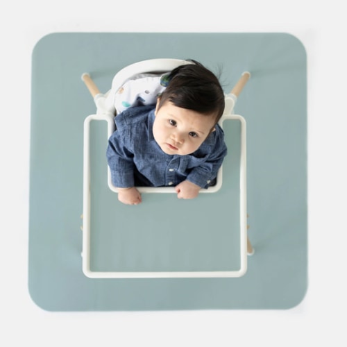 Large Silicone Splat Mat - Vintage Blue – Yeah Baby Goods