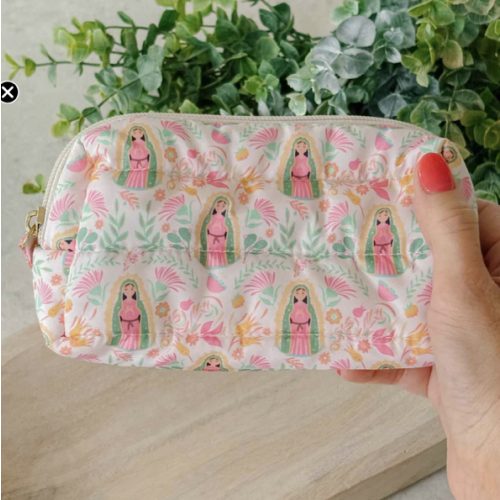 Our Lady of Guadalupe Puffer Pouch