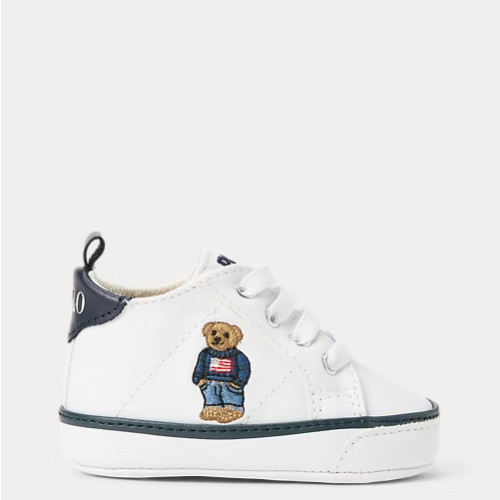 Quilton Polo Bear Faux-Leather Sneaker