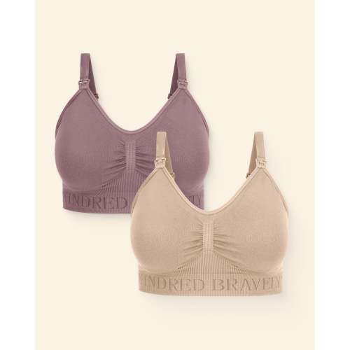 Simply Sublime® Nursing Bra Two-Pack | Beige & Twilight - Kindred Bravely
