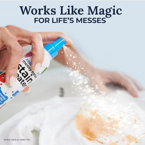 Miss Mouth's Messy Eater Stain Treater Spray - 4oz 3 Pack Stain Remover - Newborn & Baby Essentials - No Dry Cleaning Food, Grease, Coffee Off Laundry, Underwear, Fabric - 3 pack