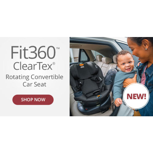 Fit360 ClearTex Rotating Convertible Car Seat - Drift | Chicco