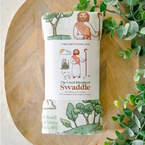 The Good Shepherd Muslin Swaddle
