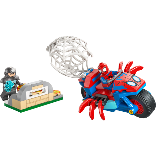 Spidey on his Motorcycle vs. Rhino