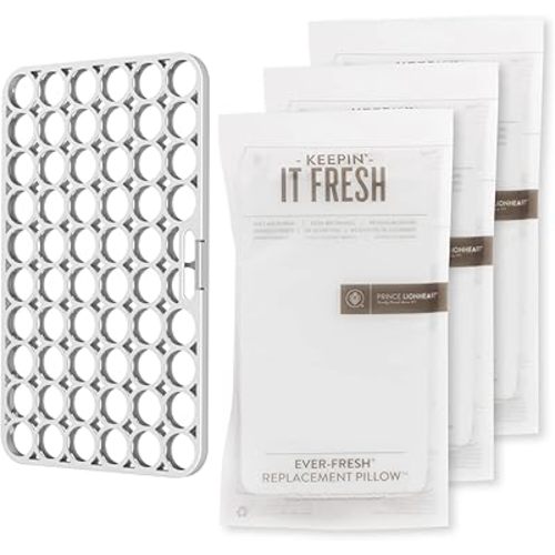 Prince Lionheart Ever-Fresh Wipe Warmer Pillowcase for Ultimate Baby Wipe Warmer, Pillowcase Prevents Discoloration in Baby Wipes - 1x Pillowcase & 3X EverFresh Replacement Pillows