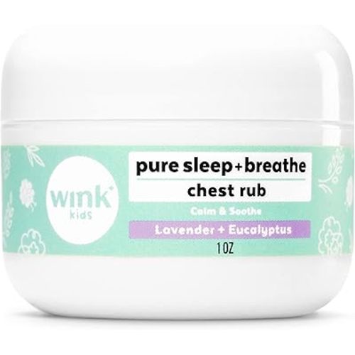 Wink Well Sleep and Breathe Chest Rub - Contains Essential Oils to Help with Sinus Relief