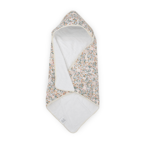 Infant Hooded Towel - Pressed Petals