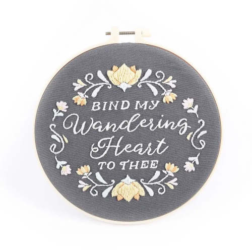 Bind My Wandering Heart Embroidery Kit