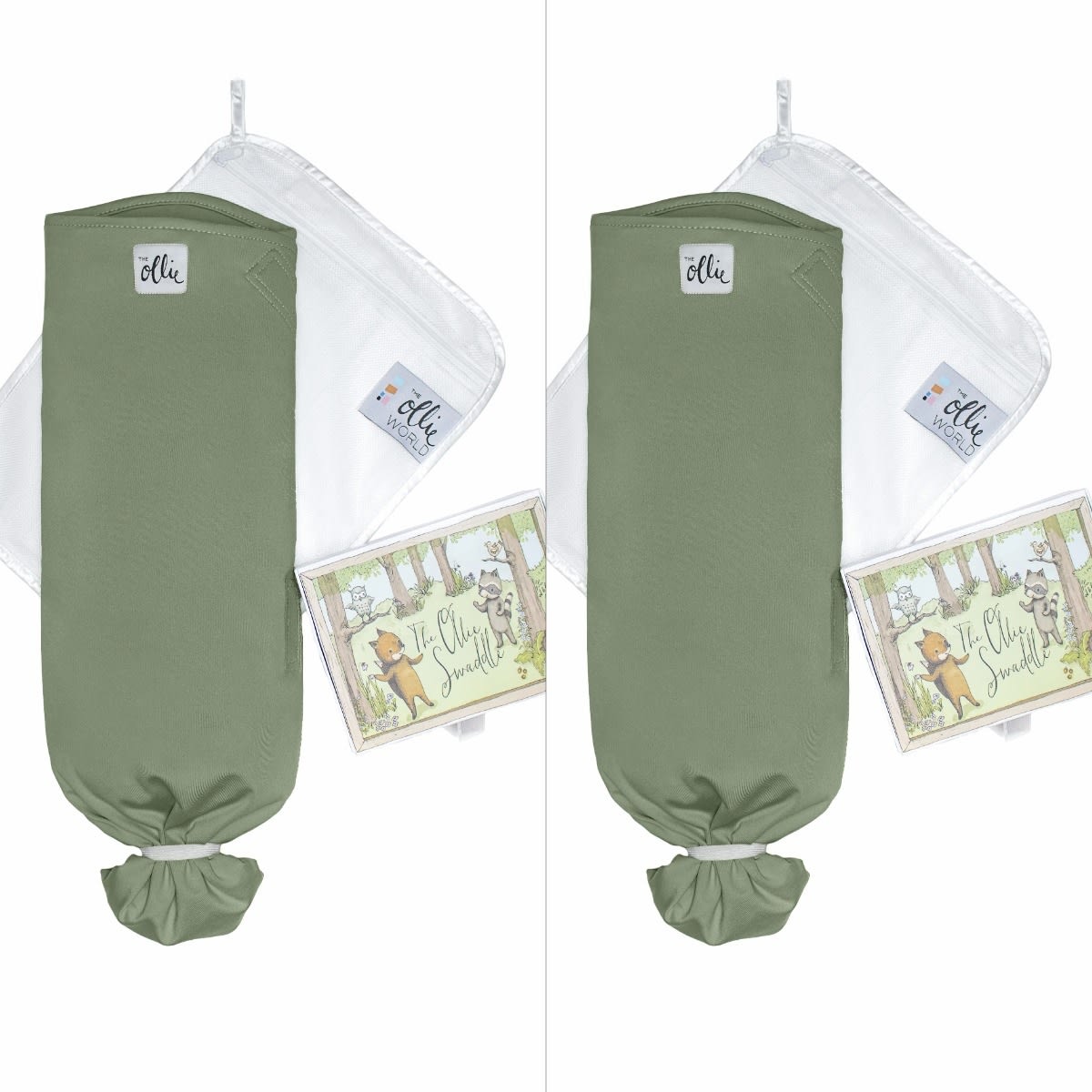 The Ollie® Swaddle Bundle - Olive