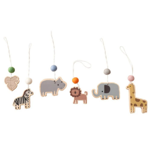 Montessori Baby Gym & Hanging Toys Set Wooden Play Gym for Babies – Cozybabywear