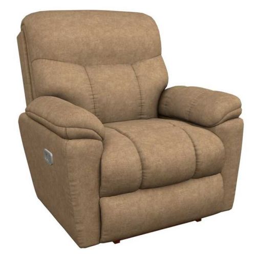 La-Z-Boy® Morrison Camel Rocking Recliner with Headrest and Lumbar