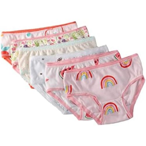 ESHOO Kids Baby Girls Cute Underwear Briefs Knickers 0-12 Years (6 Pack Randomly Sent)