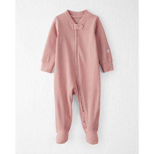 Baby Organic Cotton Rose Sleep & Play - Pink