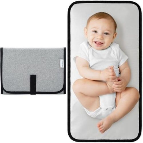 Portable Diaper Changing Pads for Newborn Girl & boy, Compact by Comfy Cubs (Earth Green, Compact)