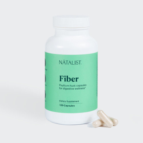 Natalist Psyllium Fiber Supplement Capsules for Pregnancy