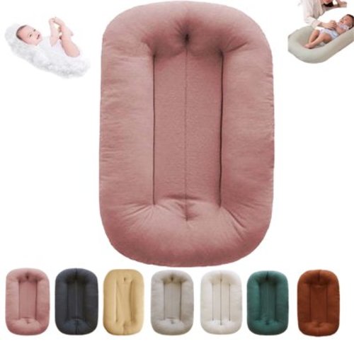Baby Lounger Pillow For Infants Babies 0 12 Months Lounger For Baby Soft Cotton Breathable Infant Floor Seats & Loungers For Newborn Gifts