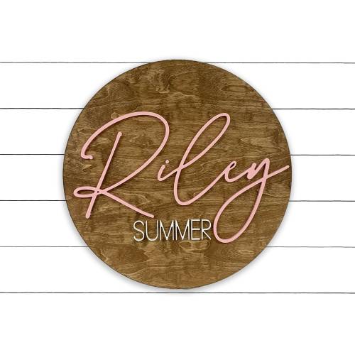 Wooden Nursery Name Sign,Name sign for nursery girl, baby room decor, wall art, baby shower, name reveal Ideas, baby decor, sprinkle decor