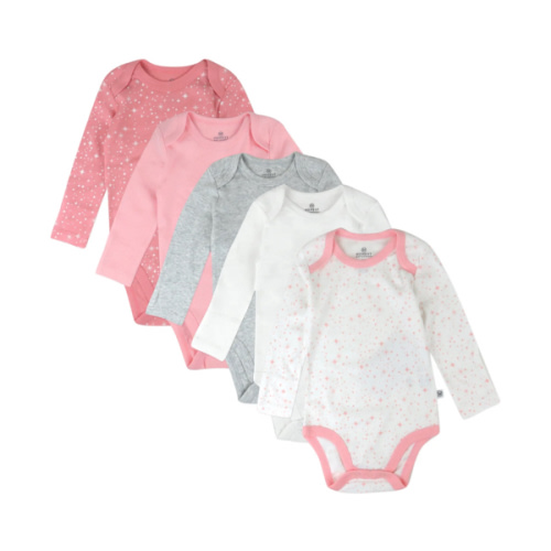5-Pack Organic Cotton Long Sleeve Bodysuits | Honest Baby Clothing