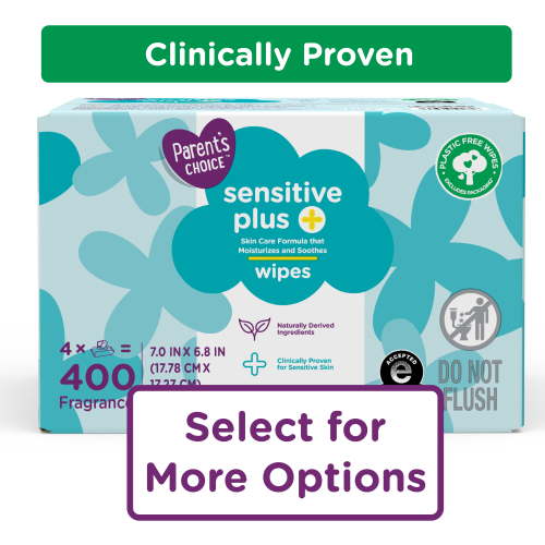 Parent's Choice Sensitive Plus Baby Wipes 400ct