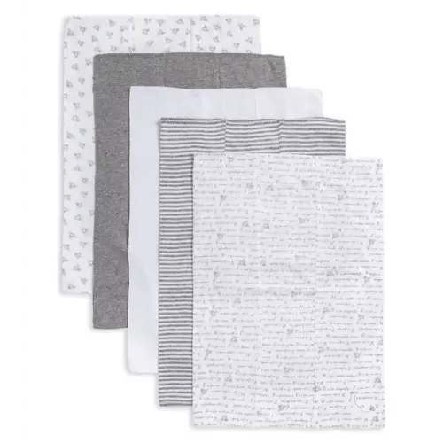 Extra Absorbent Organic Neutral Baby Burp Cloths Set of 5 | Burt's Bees Baby®